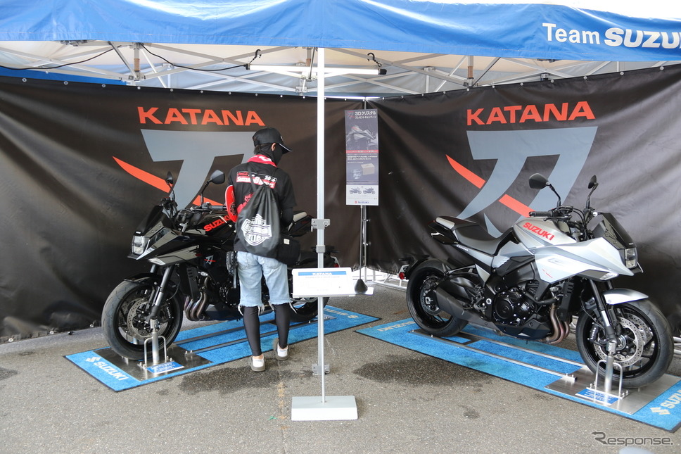 鈴鹿8耐スズキブース《撮影 先川知香》