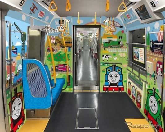 都営地下鉄大江戸線の「子育て応援スペース」《画像 東京都交通局》
