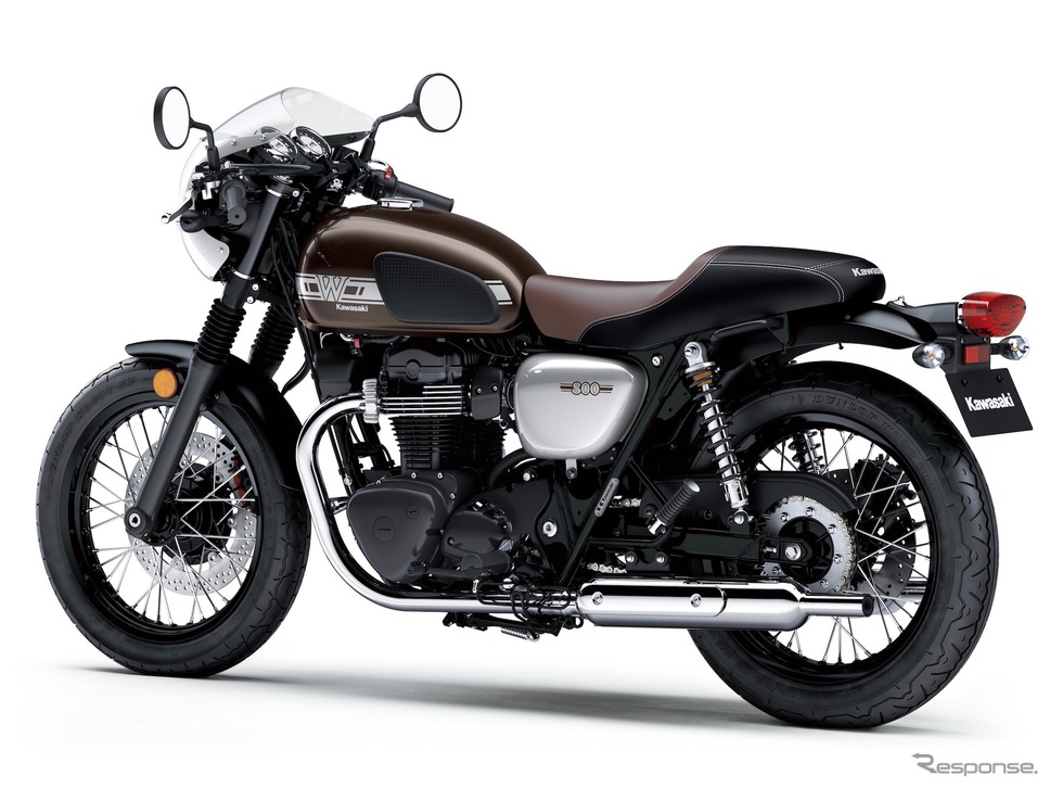 カワサキW800カフェ《photo: Kawasaki Motors Europe》