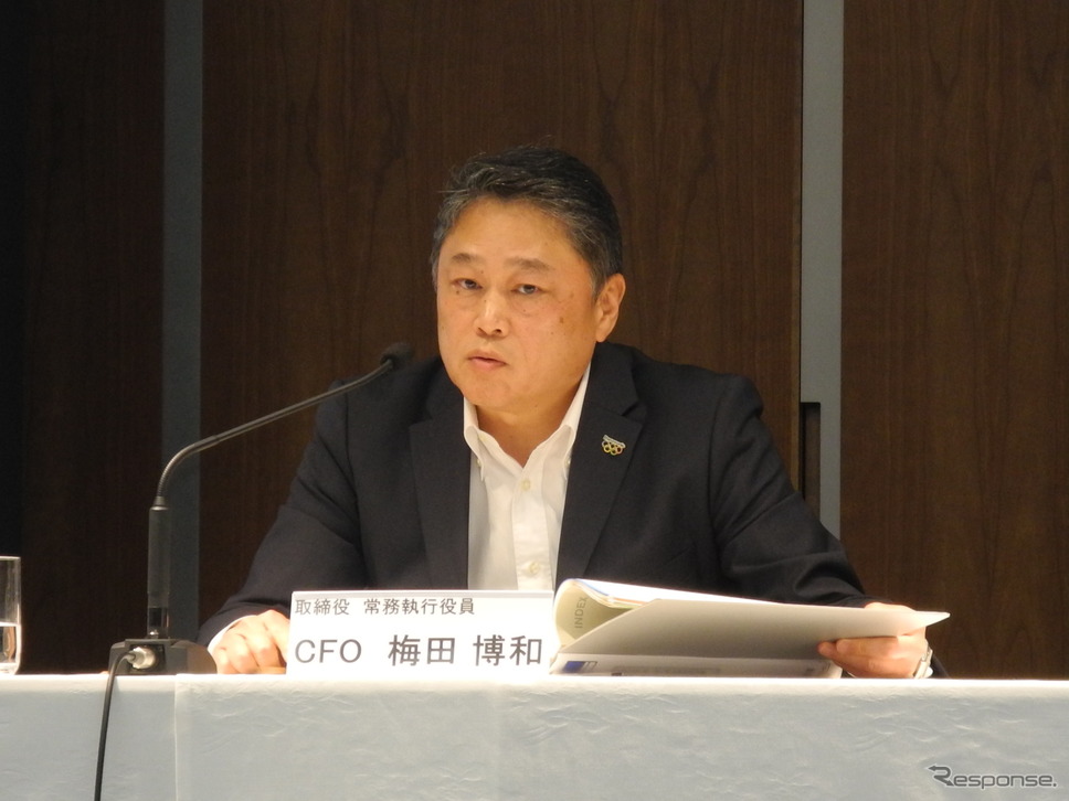 パナソニックの梅田博和CFO《撮影 山田清志》