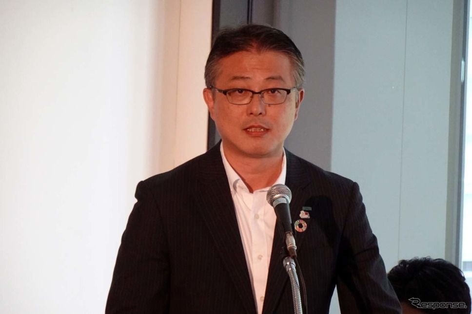開発を担当したあいおいニッセイ同和損保の沼田俊彦IT統括部長《撮影 会田肇》