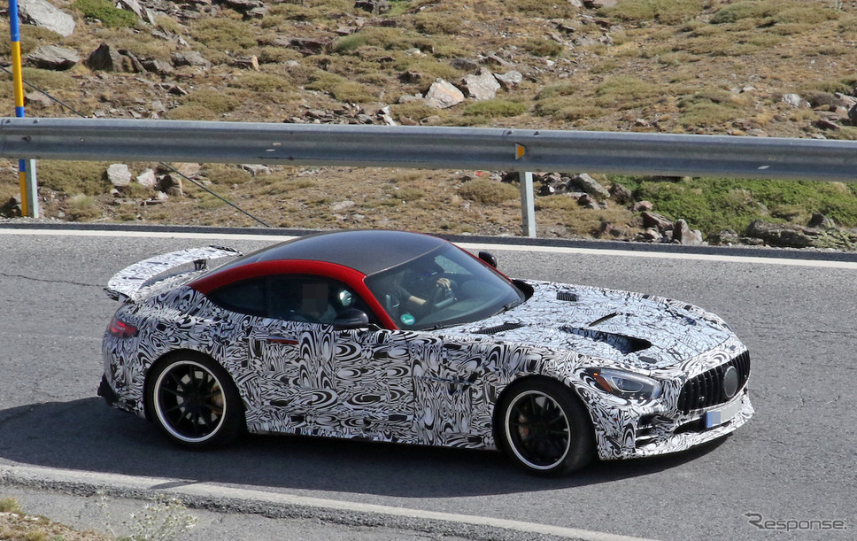 メルセデスAMG GT R ブラックシリーズ 市販型プロトタイプ(スクープ写真)《APOLLO NEWS SERVICE》