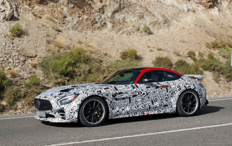 メルセデスAMG GT R ブラックシリーズ 市販型プロトタイプ(スクープ写真)《APOLLO NEWS SERVICE》