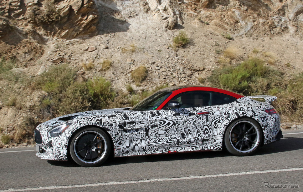 メルセデスAMG GT R ブラックシリーズ 市販型プロトタイプ(スクープ写真)《APOLLO NEWS SERVICE》