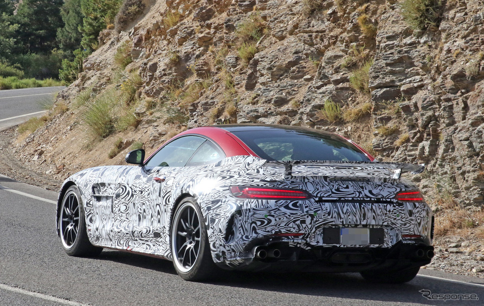 メルセデスAMG GT R ブラックシリーズ 市販型プロトタイプ(スクープ写真)《APOLLO NEWS SERVICE》
