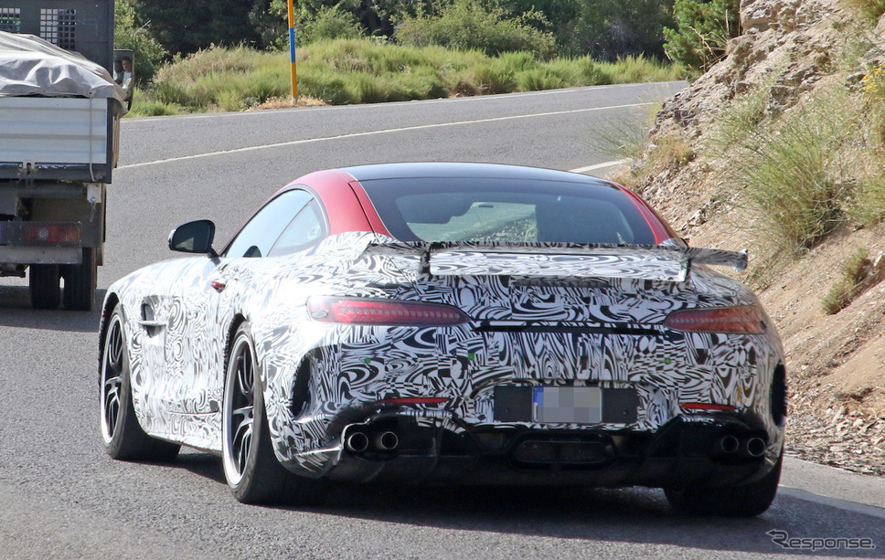 メルセデスAMG GT R ブラックシリーズ 市販型プロトタイプ(スクープ写真)《APOLLO NEWS SERVICE》
