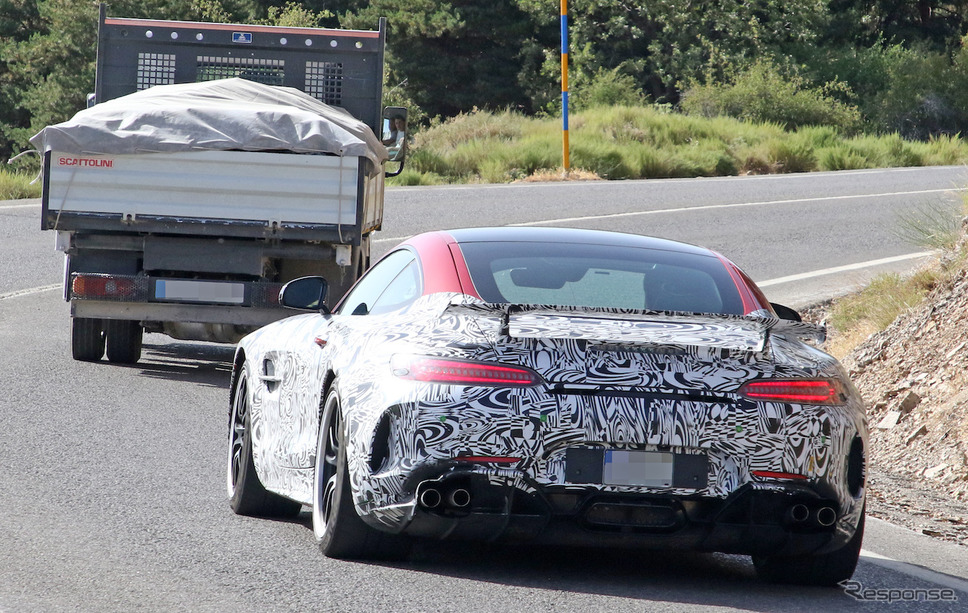 メルセデスAMG GT R ブラックシリーズ 市販型プロトタイプ(スクープ写真)《APOLLO NEWS SERVICE》