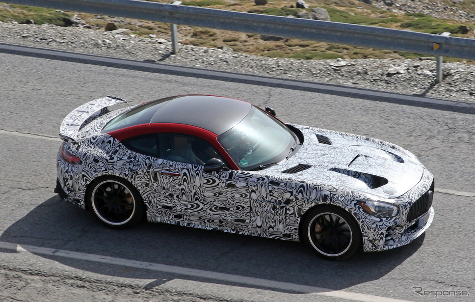 メルセデスAMG GT R ブラックシリーズ 市販型プロトタイプ(スクープ写真)《APOLLO NEWS SERVICE》