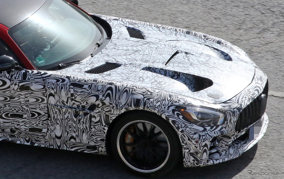 メルセデスAMG GT R ブラックシリーズ 市販型プロトタイプ(スクープ写真)《APOLLO NEWS SERVICE》