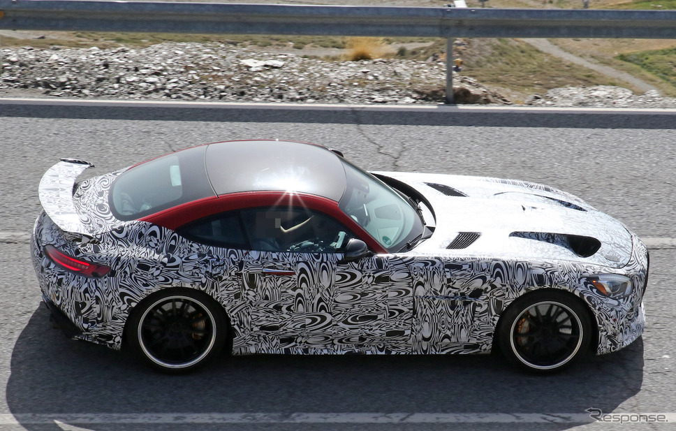 メルセデスAMG GT R ブラックシリーズ 市販型プロトタイプ(スクープ写真)《APOLLO NEWS SERVICE》