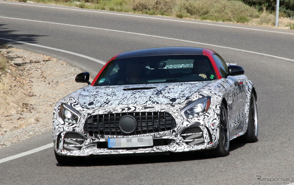 メルセデスAMG GT R ブラックシリーズ 市販型プロトタイプ(スクープ写真)《APOLLO NEWS SERVICE》