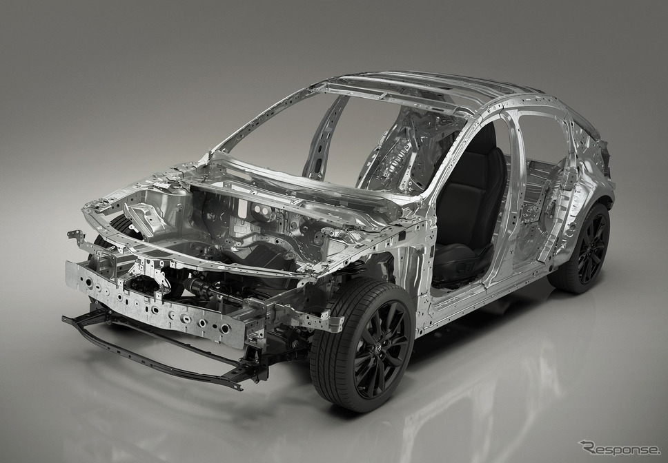 新型 Mazda3 に採用されるプラットフォーム「SKYACTIV ビークルアーキテクチャー」《画像 マツダ》