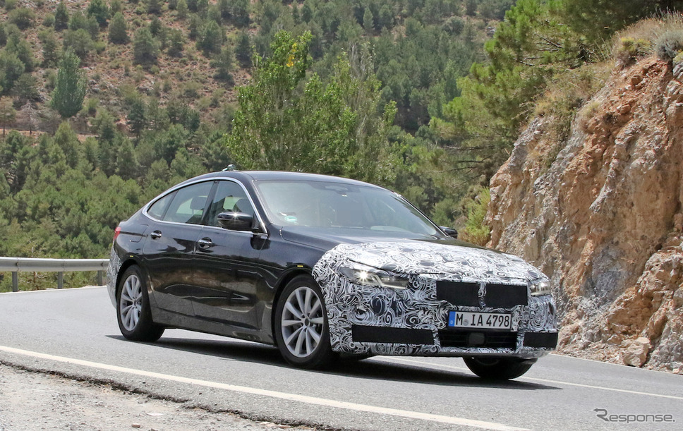 BMW 6シリーズGT 改良新型 スクープ写真《APOLLO NEWS SERVICE》