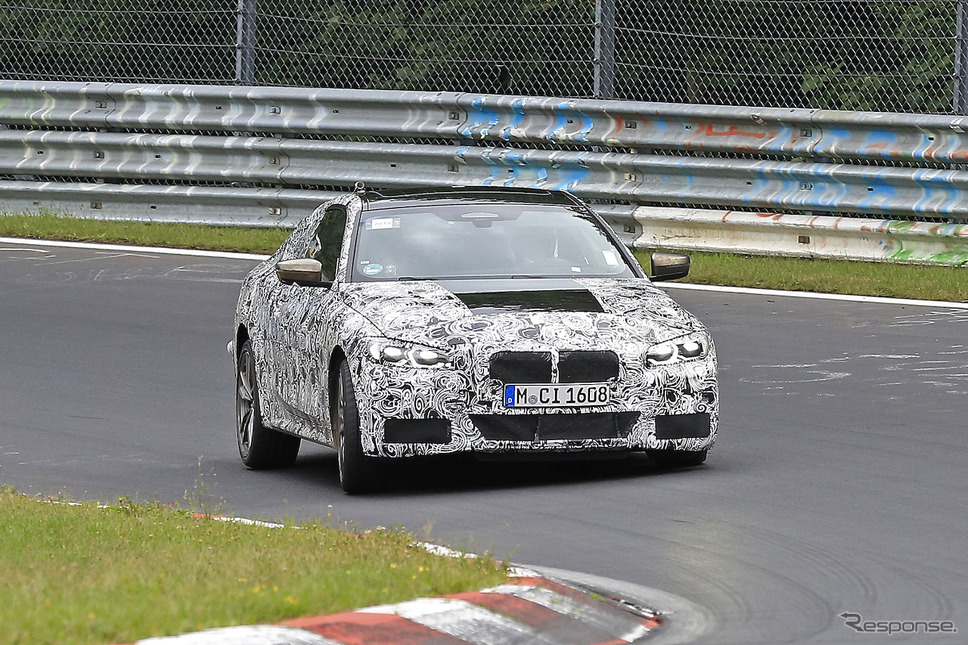 BMW 4シリーズクーペ スクープ写真《APOLLO NEWS SERVICE》