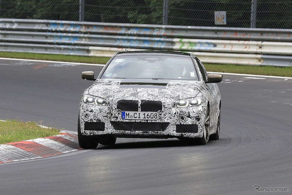 BMW 4シリーズクーペ スクープ写真《APOLLO NEWS SERVICE》