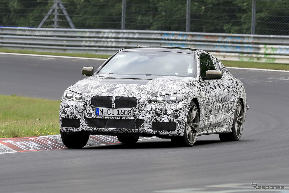 BMW 4シリーズクーペ スクープ写真《APOLLO NEWS SERVICE》