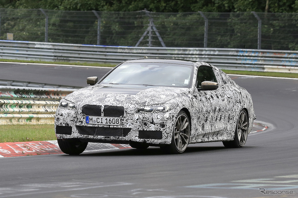 BMW 4シリーズクーペ スクープ写真《APOLLO NEWS SERVICE》