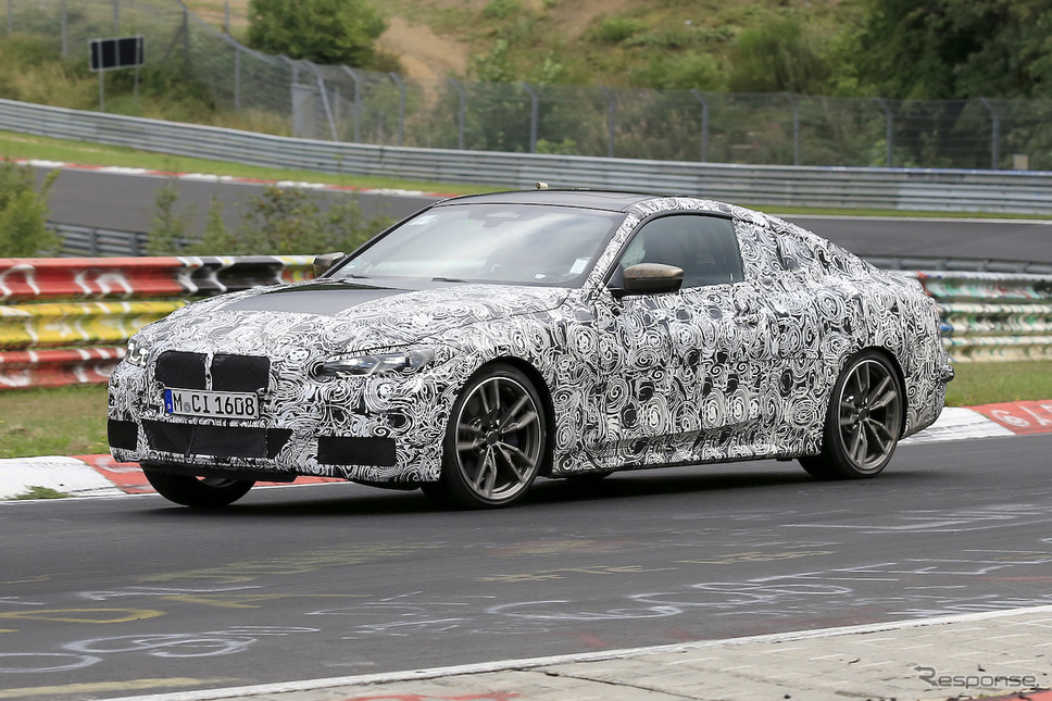 BMW 4シリーズクーペ スクープ写真《APOLLO NEWS SERVICE》