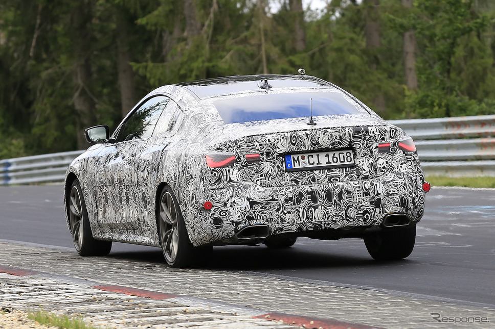 BMW 4シリーズクーペ スクープ写真《APOLLO NEWS SERVICE》
