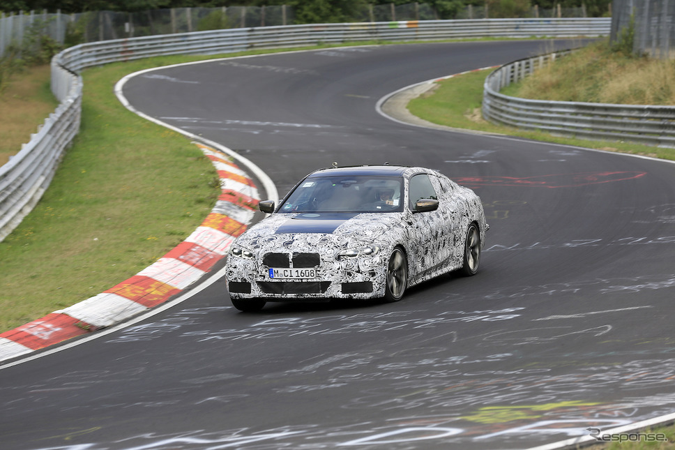BMW 4シリーズクーペ スクープ写真《APOLLO NEWS SERVICE》