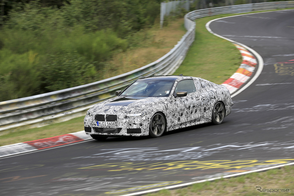 BMW 4シリーズクーペ スクープ写真《APOLLO NEWS SERVICE》