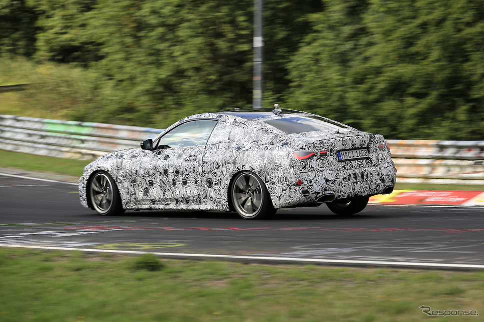 BMW 4シリーズクーペ スクープ写真《APOLLO NEWS SERVICE》