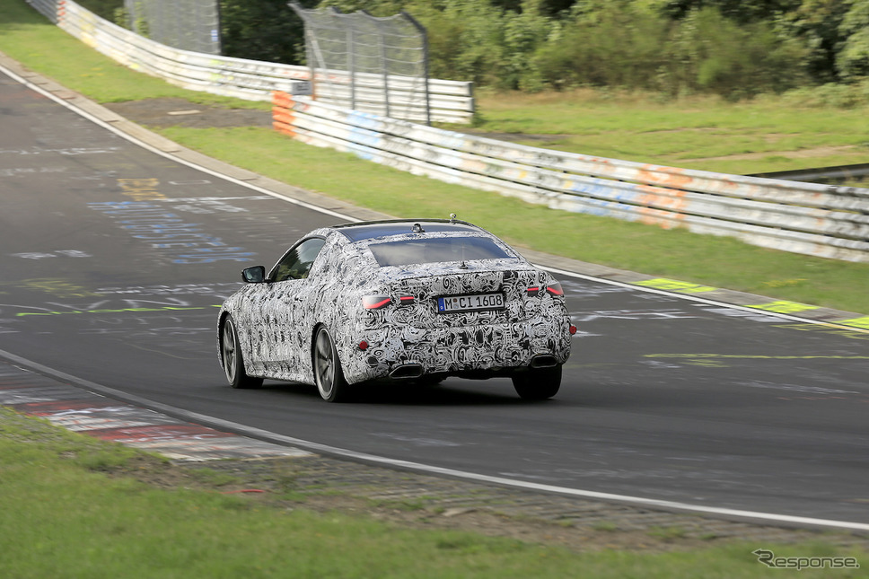 BMW 4シリーズクーペ スクープ写真《APOLLO NEWS SERVICE》