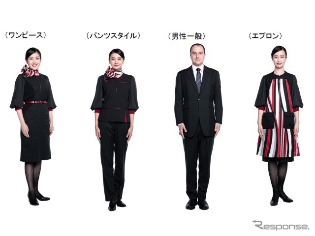 JALの新制服(客室乗務員)《写真 JAL》