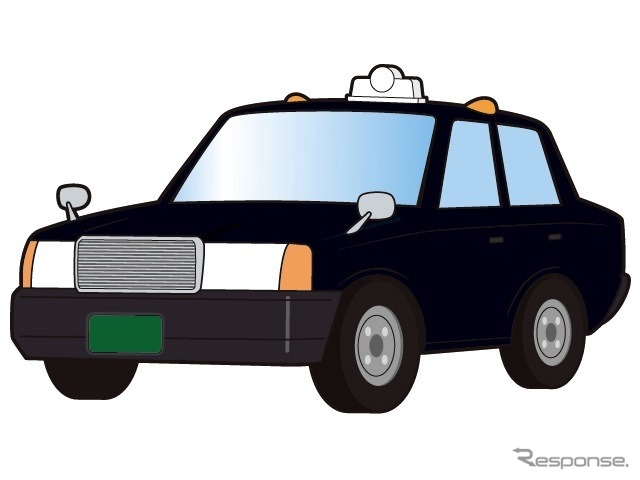タクシー（イメージ）《イラストAC》