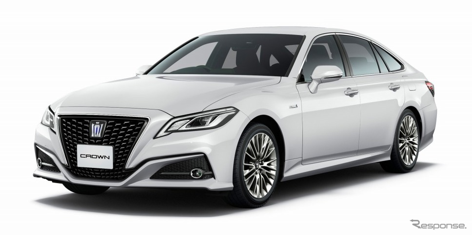 トヨタ クラウン Sエレガンススタイル(2.5リットルハイブリッド車)《画像:トヨタ自動車》
