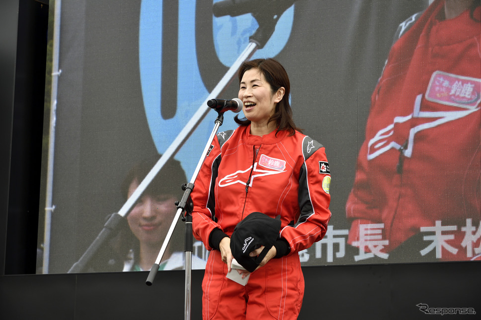 末松則子鈴鹿市長《撮影 雪岡直樹》