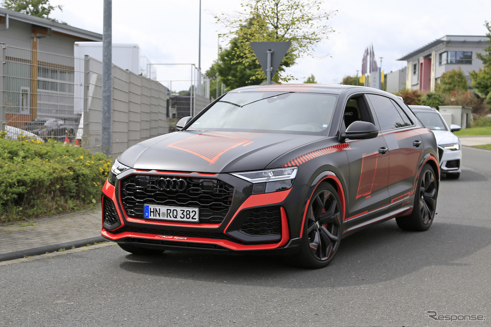アウディ RS Q8 市販型プロトタイプ(スクープ写真)《APOLLO NEWS SERVICE》