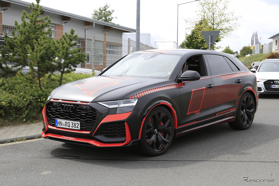 アウディ RS Q8 市販型プロトタイプ(スクープ写真)《APOLLO NEWS SERVICE》