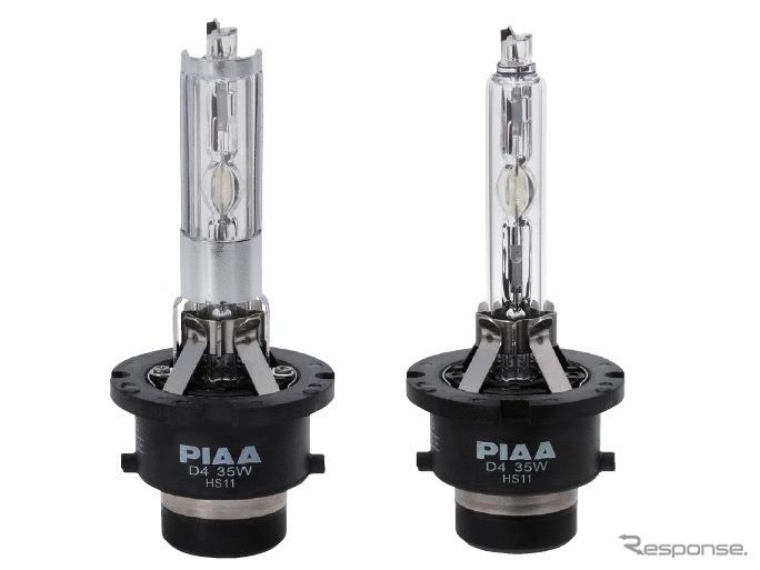 PIAA 純正交換HIDバルブ4100Kシリーズ《画像：PIAA》