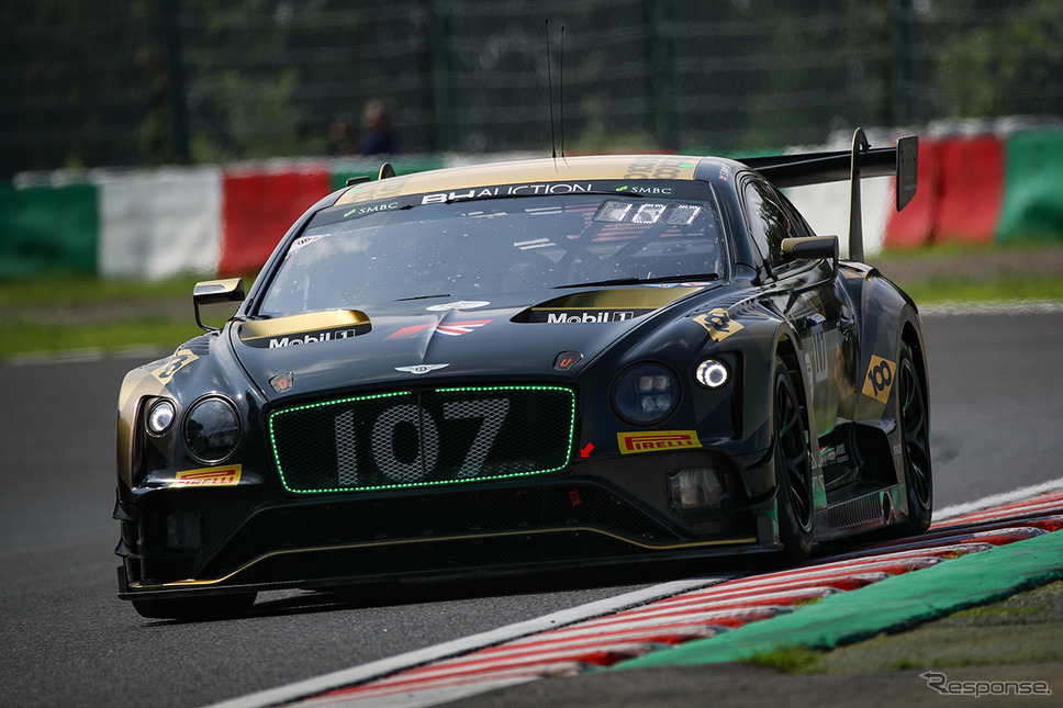 5番手の#107 Bentley Team M-Sport《Photo:Kazuhisa Masuda/撮影 益田和久》