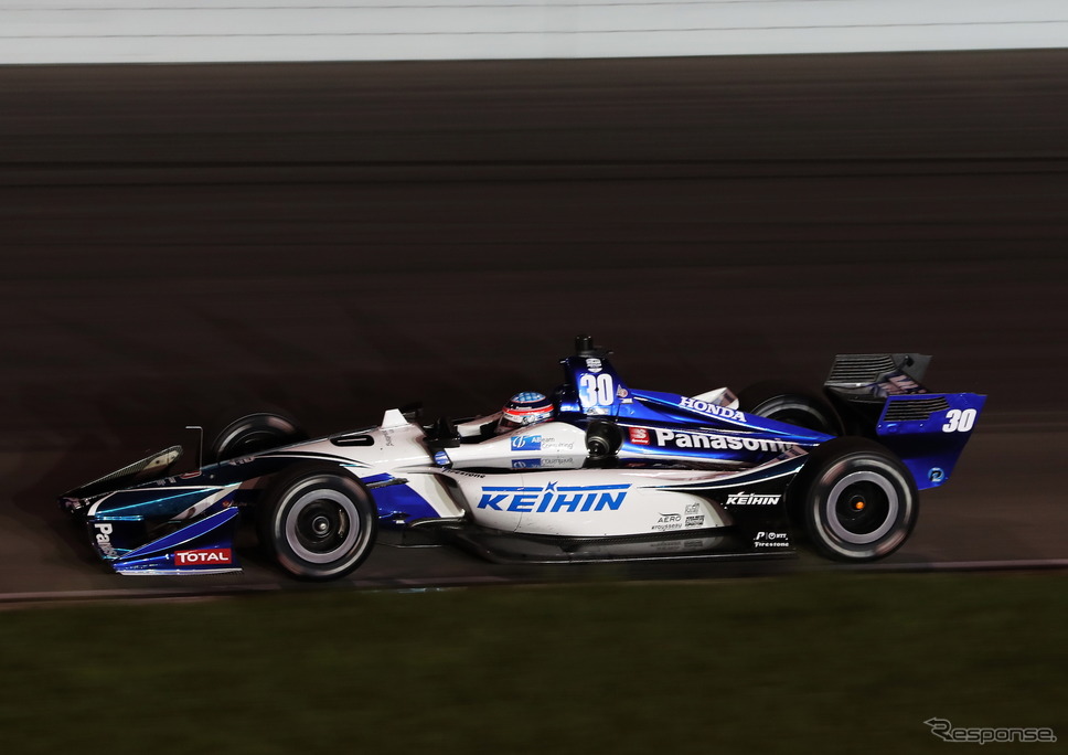 ゲートウェイ戦を戦う#30 佐藤琢磨(写真は予選日)。《写真提供 INDYCAR》