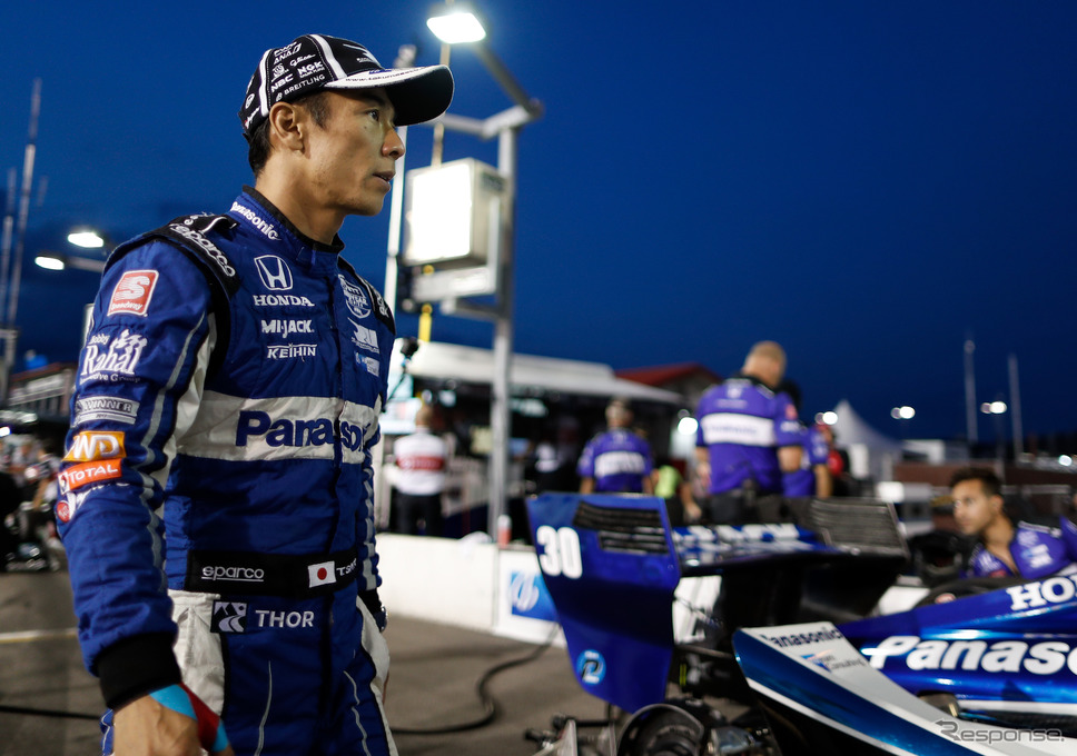 ゲートウェイ戦を戦う#30 佐藤琢磨(写真は予選日)。《写真提供 INDYCAR》