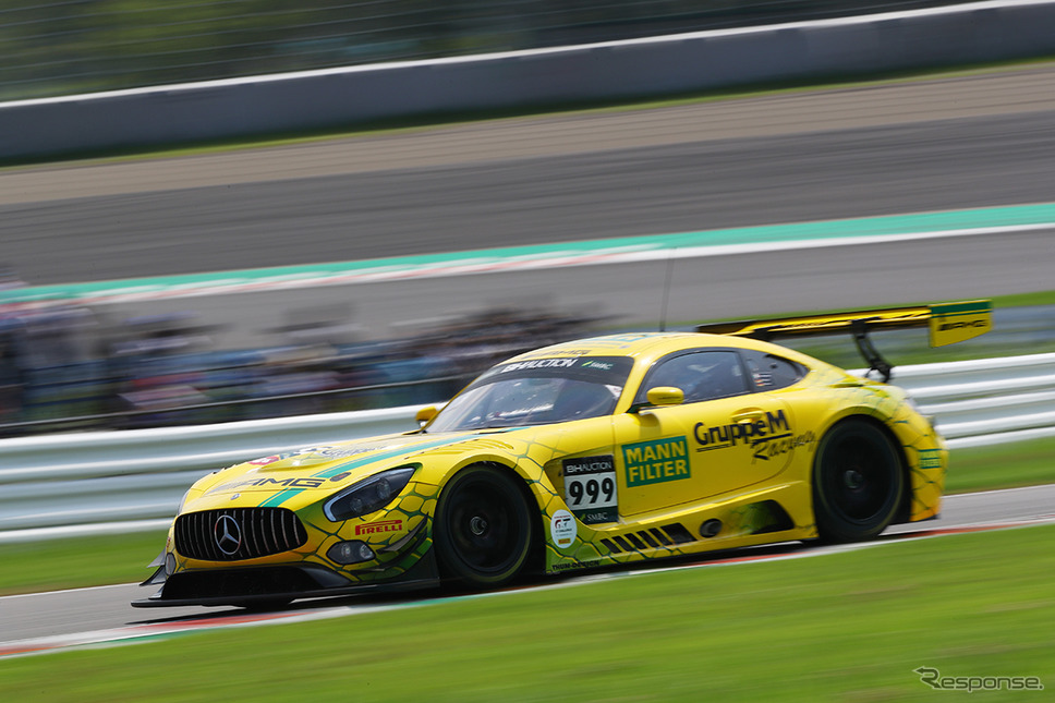 ［鈴鹿10時間］5時間経過時点で5位の#999 Mercedes-AMG Team GruppeM Racing《Photo：Kazuhisa Masuda／撮影 益田和久》