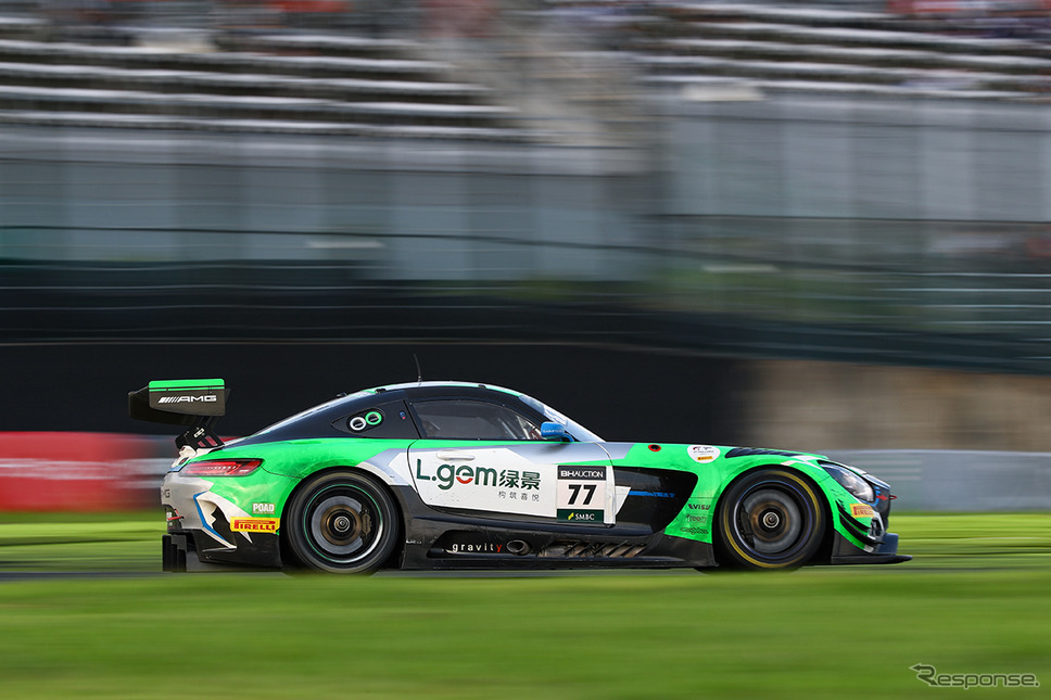 ［鈴鹿10時間］4位の#77 Mercedes-AMG Team CraftBamboo Racing《Photo：Kazuhisa Masuda／撮影 益田和久》