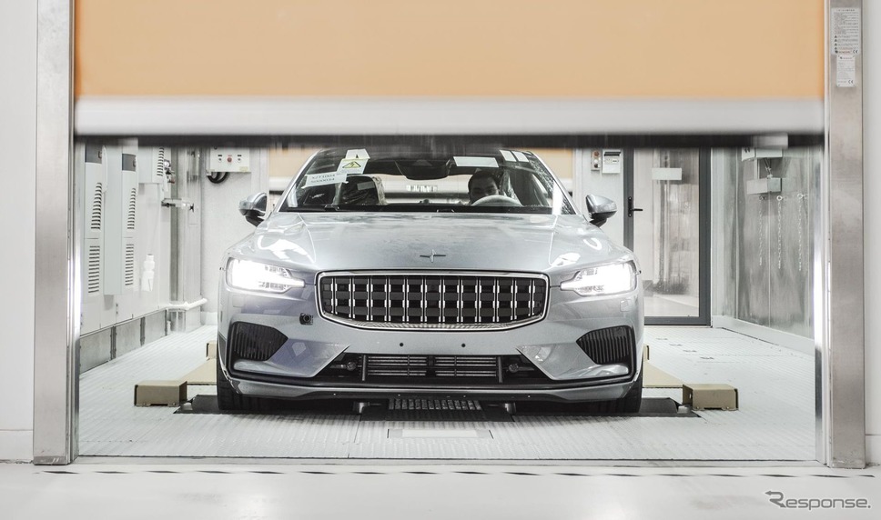 ポールスタープロダクションセンターで生産されるポールスター1《photo by Polestar》