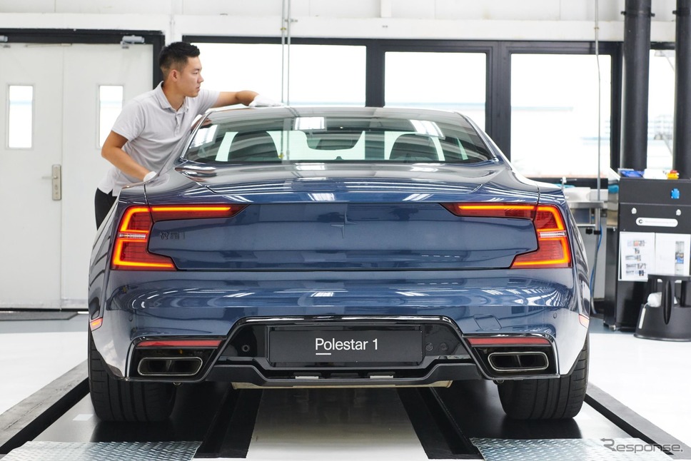 ポールスタープロダクションセンターで生産されるポールスター1《photo by Polestar》