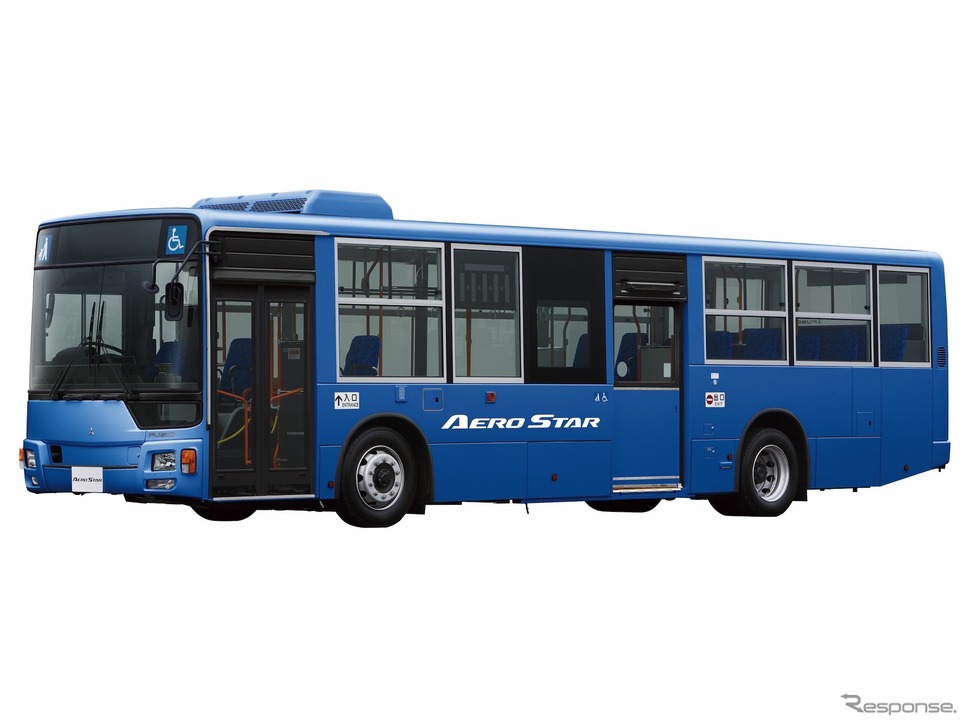 「エアロスター」2019年モデル（撮影用特別仕様車）《写真 三菱ふそうトラック・バス》
