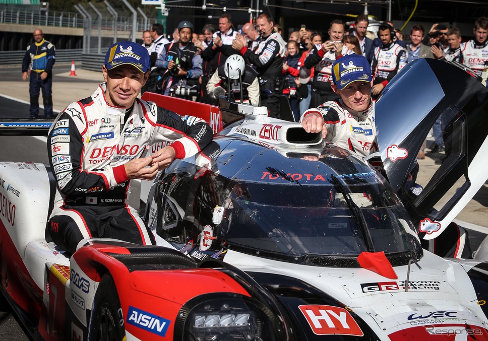 小林可夢偉らの#7 トヨタが優勝。《写真提供 TOYOTA》