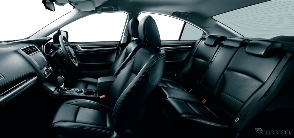 レガシィ B4 リミテッド用本革シート(ブラックインテリア)《写真 SUBARU》