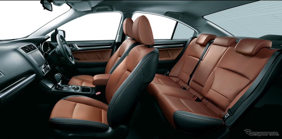 レガシィ B4 リミテッド用本革シート(ブラウンインテリア)《写真 SUBARU》