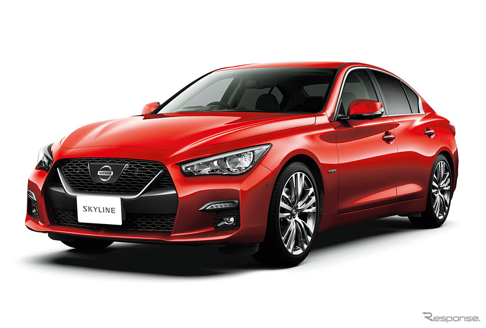 日産 スカイライン 新型《画像:日産自動車》