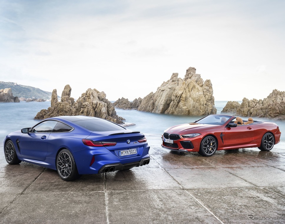 BMW M8 クーペ 新型とBMW M8 カブリオレ 新型《photo by BMW》