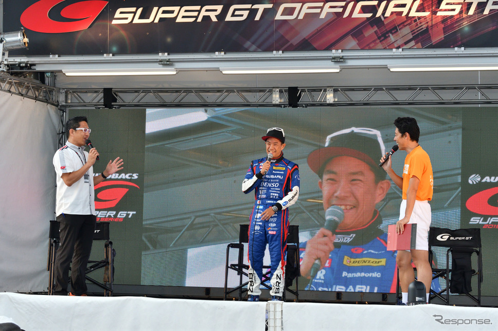 SUPER GT第6戦オートポリス　ピエールこにわトークショー《撮影 雪岡直樹》