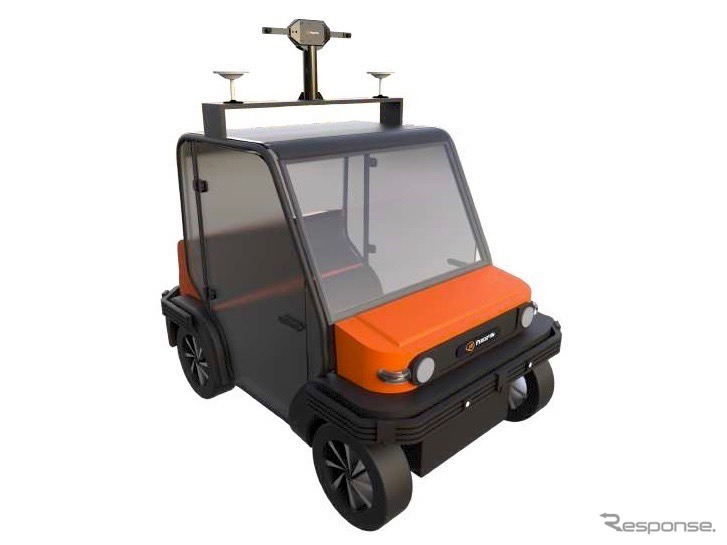 PerceptInが開発した2人乗り小型自動運転車《写真 PerceptIn》