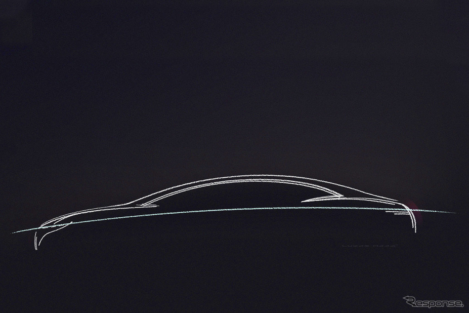 メルセデスベンツ・ヴィジョン EQS のティザーイメージ《photo by Mercedes-Benz》